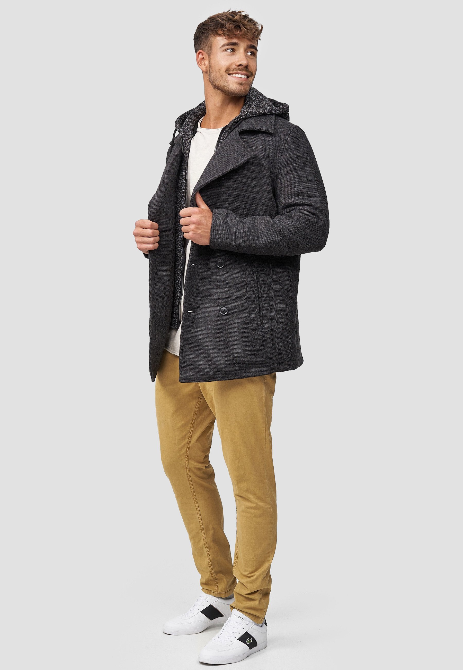 Casaco curto INDICODE JEANS - preto mesclado
