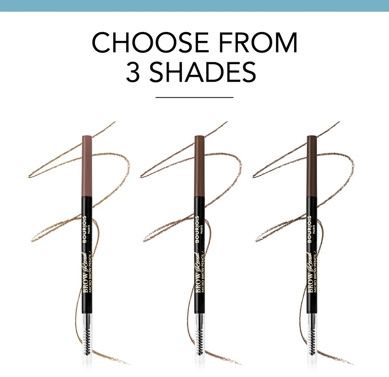 Bourjois Brow Reveal preciziškas antakių pieštukas su šepetėliu