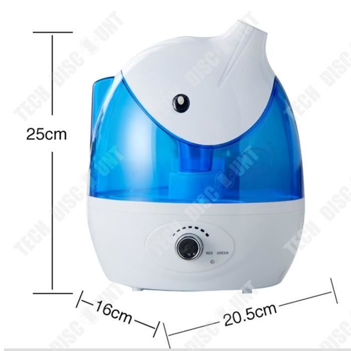Umidificador - TD® - Grande Capacidade - Aromaterapia - Silencioso - 2,5 L