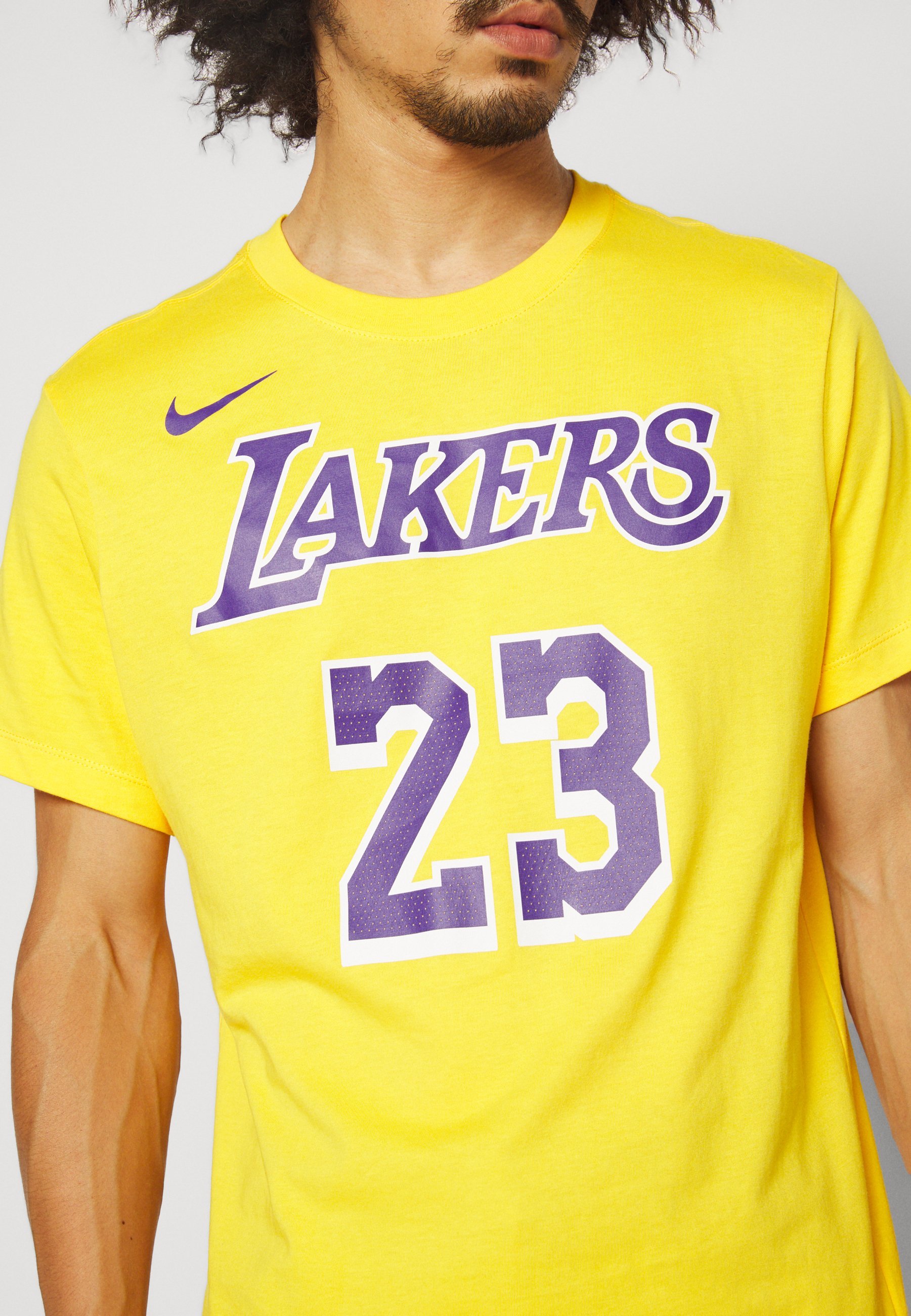T-shirt Nike Performance NBA Los Angeles Lakers LeBron James - Tenue de club - Jaune