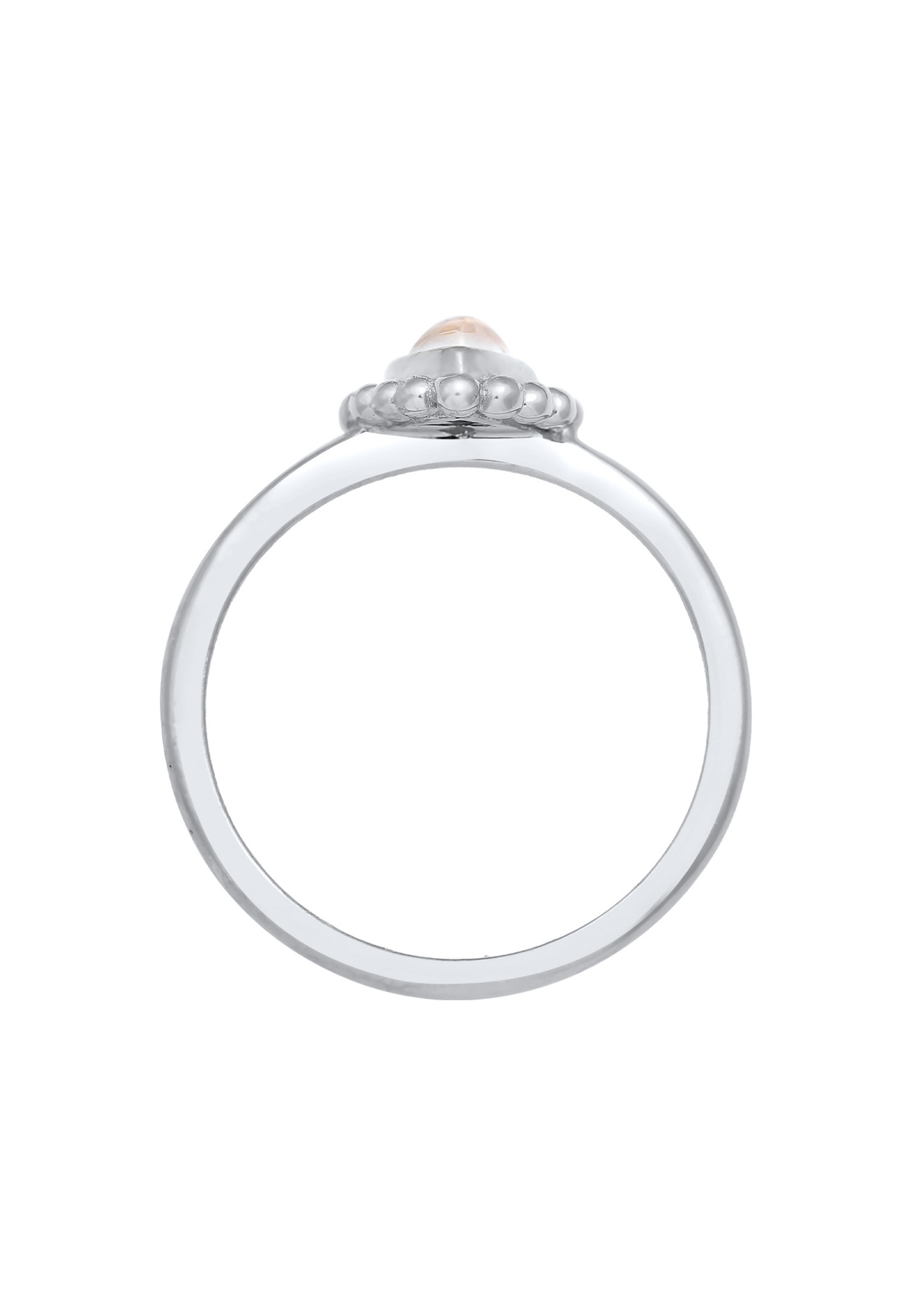 Elli Femmes goutte boules avec pierre de lune en argent sterling 925