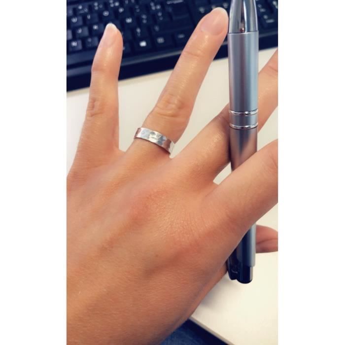 Ring - 925 Sterling Silver, Rhodium Plated - Women's - Nickel Free