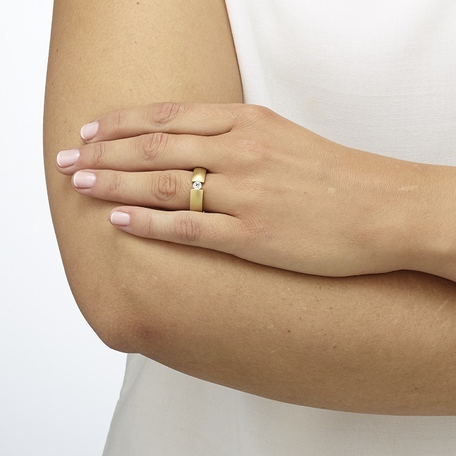 Heideman Bague Intensio blanc