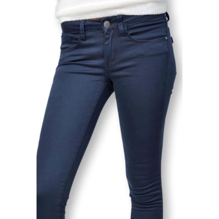 Pantalones vaqueros de mujer - TIFFOSI - Ajustados - Corte regular - Azul liso - 5 bolsillos
