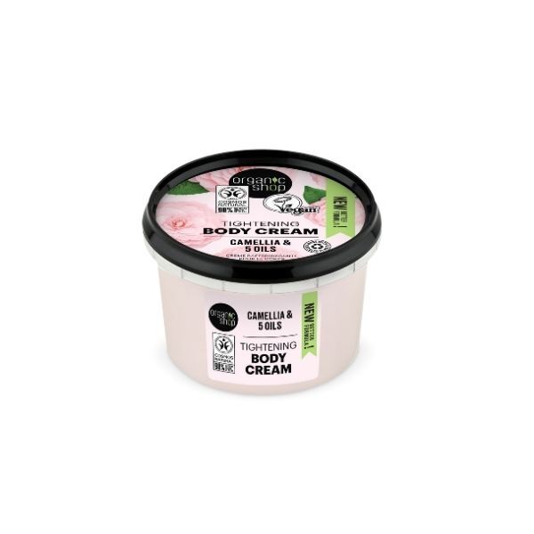 Zpevňující tělový krém Organic Shop Camellia 250ml