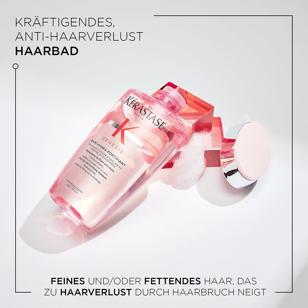 Kérastase Genesis Hydra-Fortifying vonios šampūnas plaukams, 80 ml