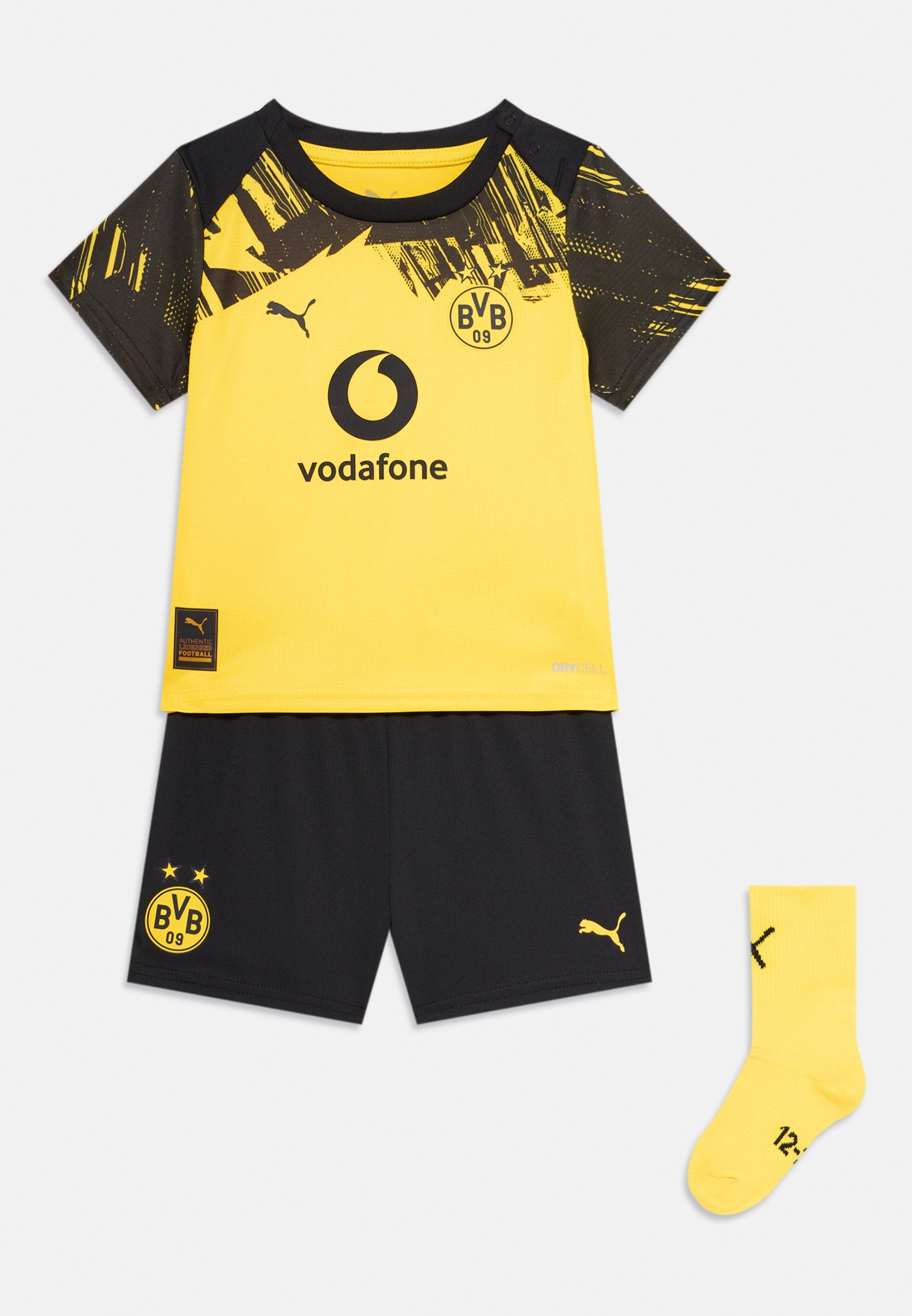 Puma BVB HOME BABYKIT UNISEX - Pantaloncini sportivi - giallo/nero
