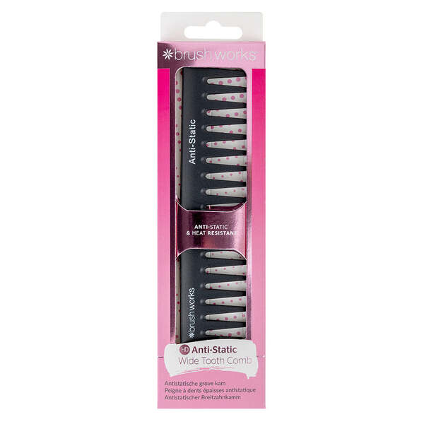 Pente de dentes largos antiestático Brushworks
