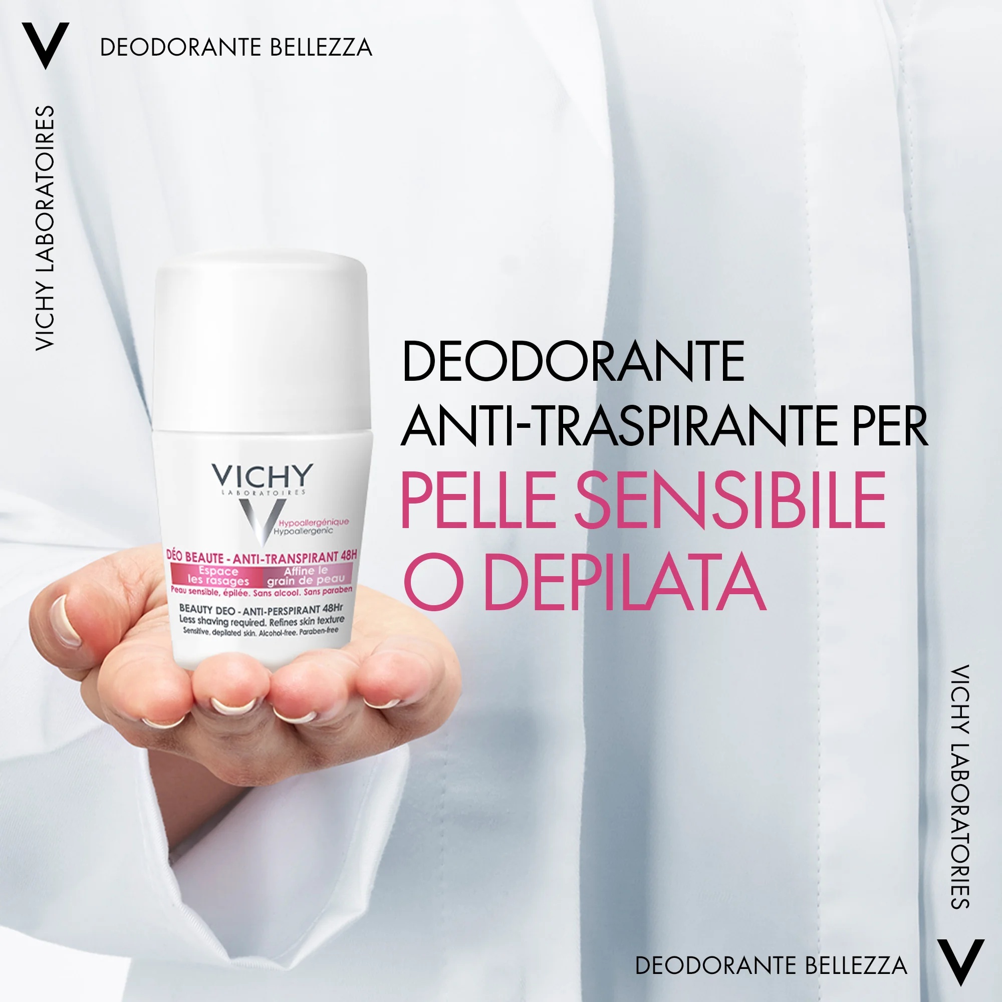 VICHY Vichy Deodorant Beauty rulldeodorant 50 ml Tundlikule või depileeritud nahale