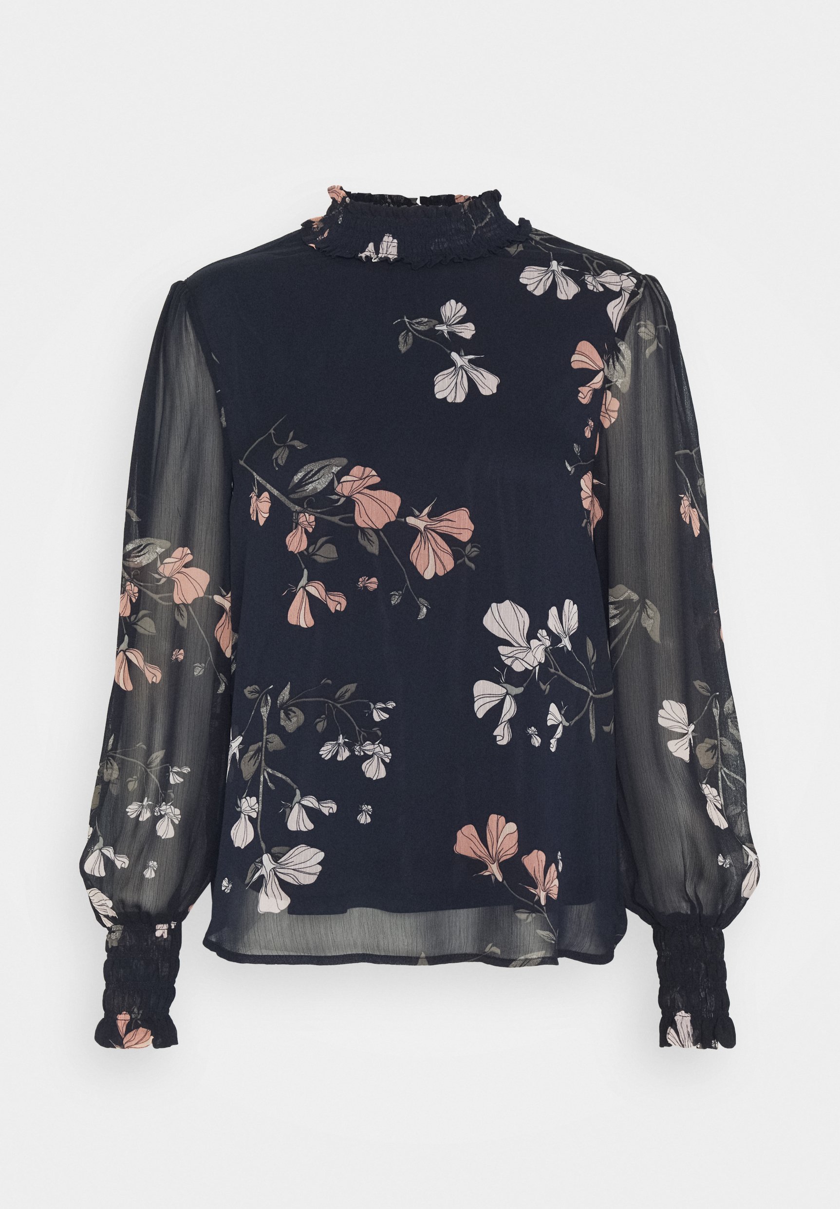 Vero Moda VMSMILLA - Blúz - éjszakai égbolt/fehér