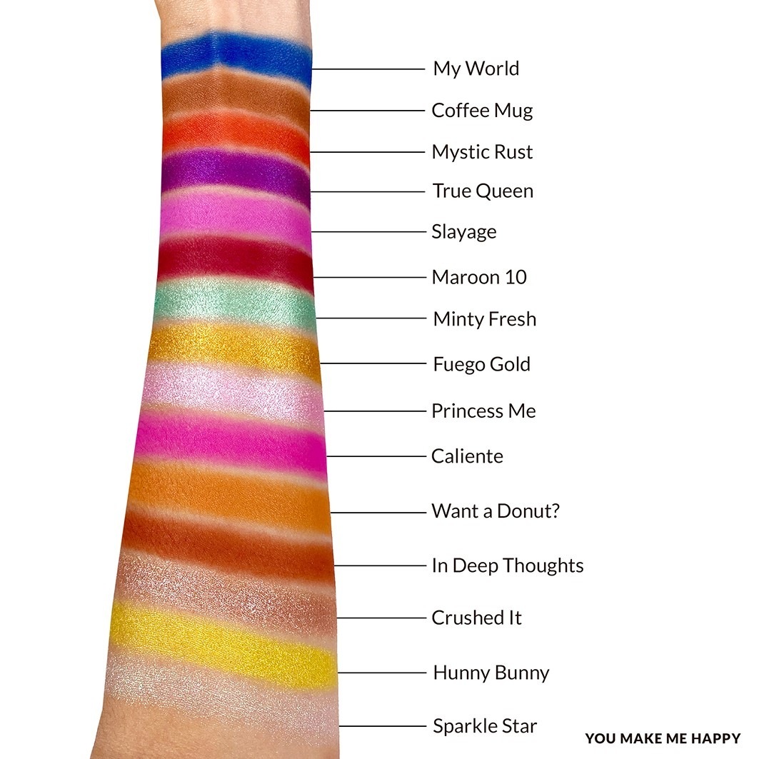 KimChi Chic Beauty akių šešėlių paletė „Laimingoji“ – 19,28 g