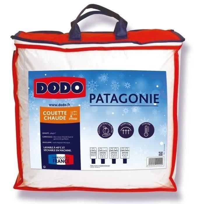 Edredom DODO Patagonia Warm, Branco - 240x260 cm