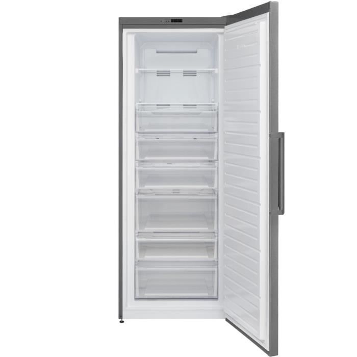 Congélateur armoire - CONTINENTAL EDISON - CECUF406NFIXD - 406 L-Total No Frost (Sans givre) Classe D - L70 x H191 cm - Silver