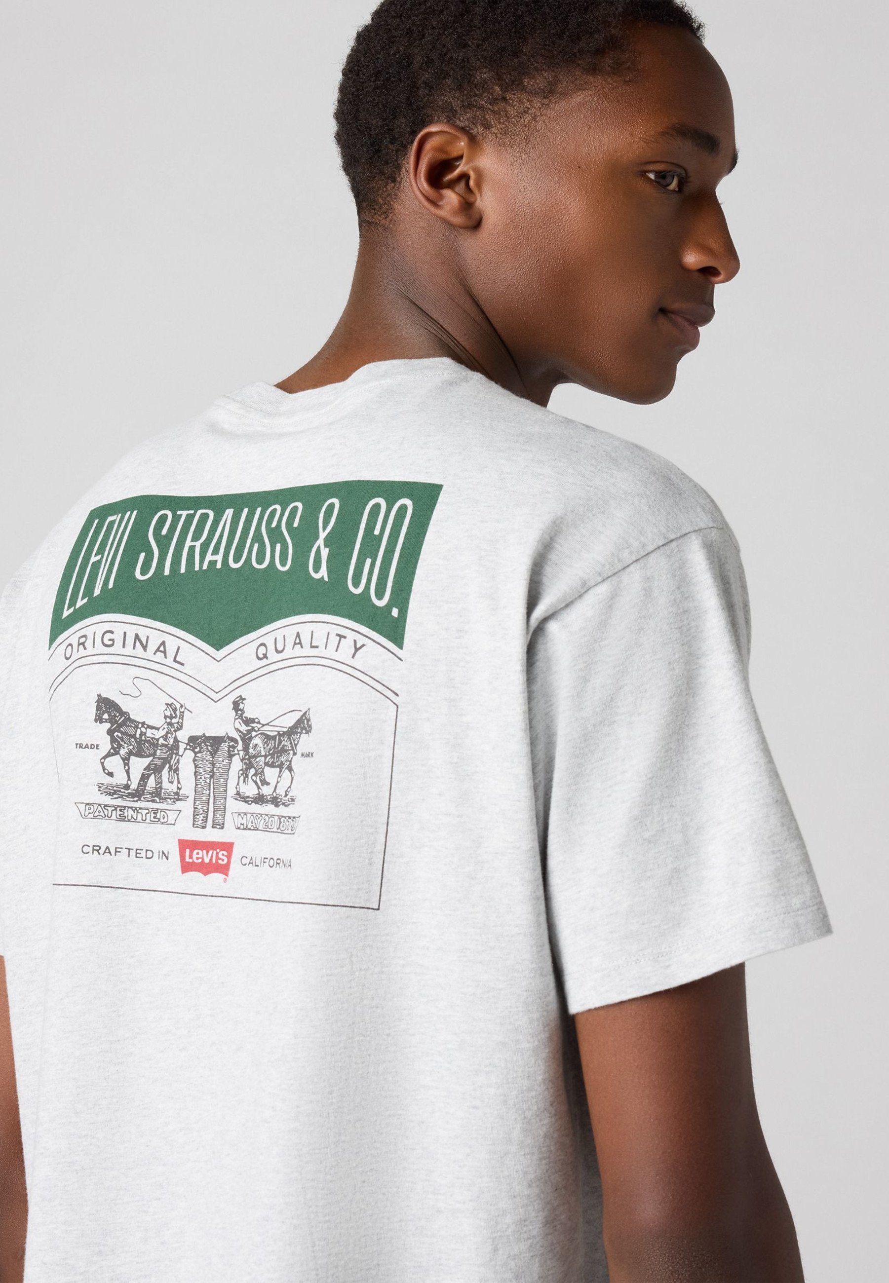 T-shirt imprimé Levi's® VINTAGE FIT - Gris chiné clair