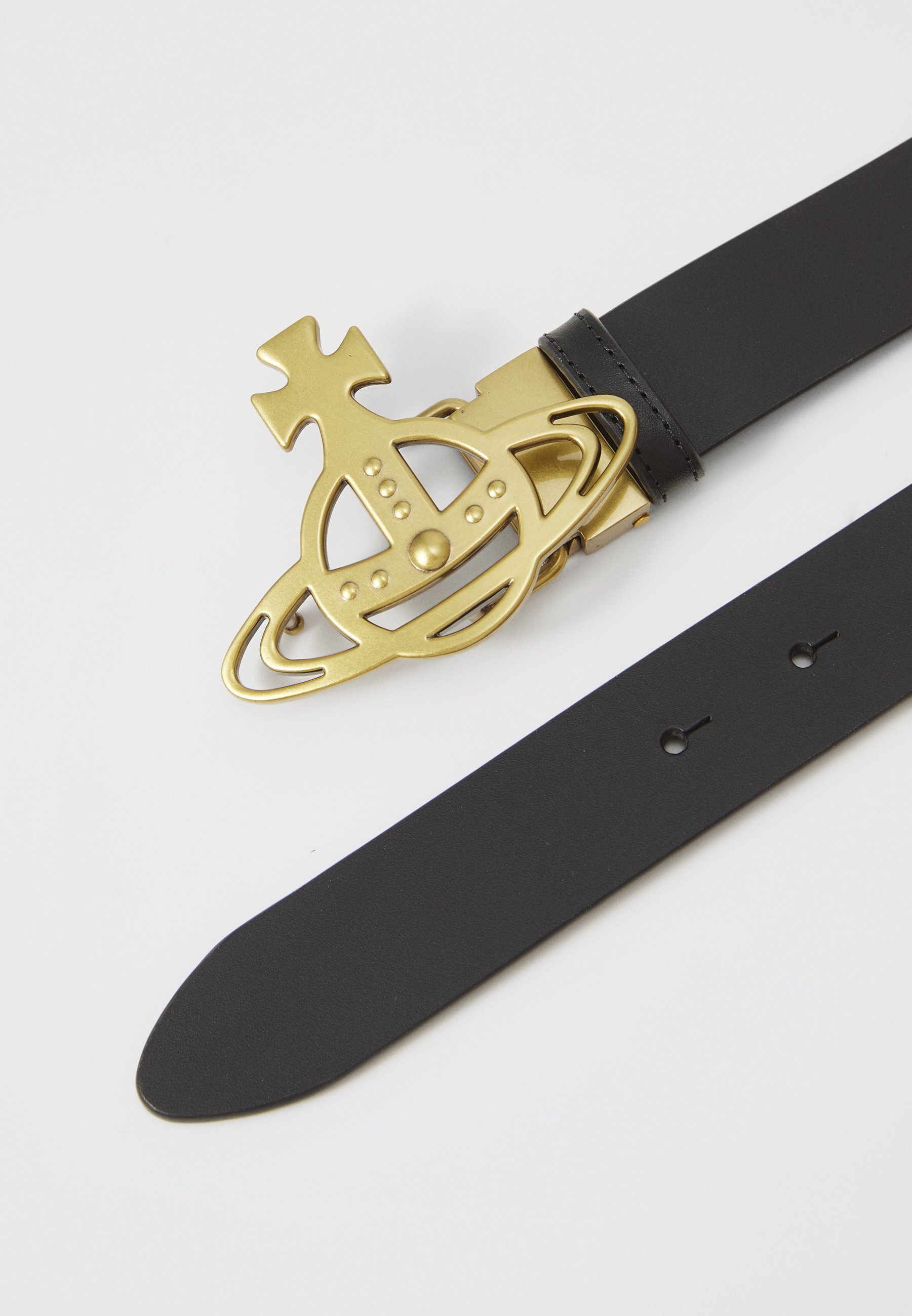Cintura Vivienne Westwood LINE ORB BUCKLE UNISEX - nera