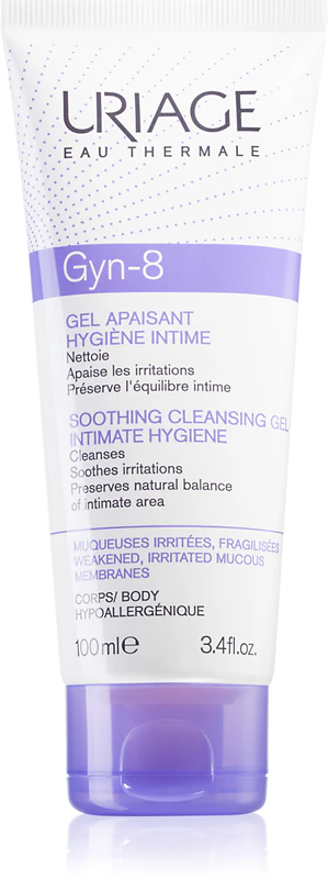Uriage Gyn-Phy Gyn-8 Verzachtende Reinigingsgel Intieme Hygiëne gel voor de geïrriteerde huid