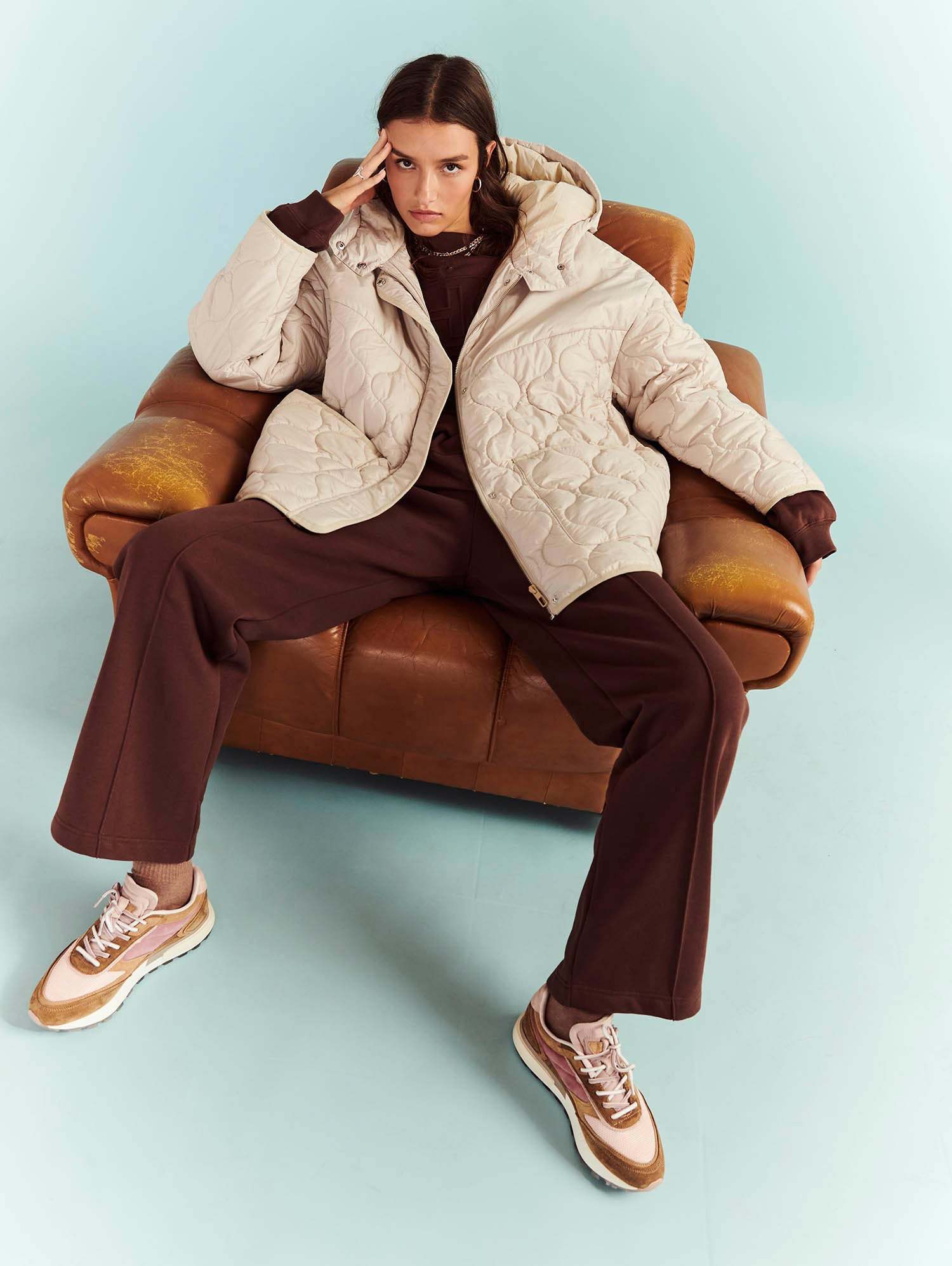 ALPES PUFFER JACKET OFF-WHITE