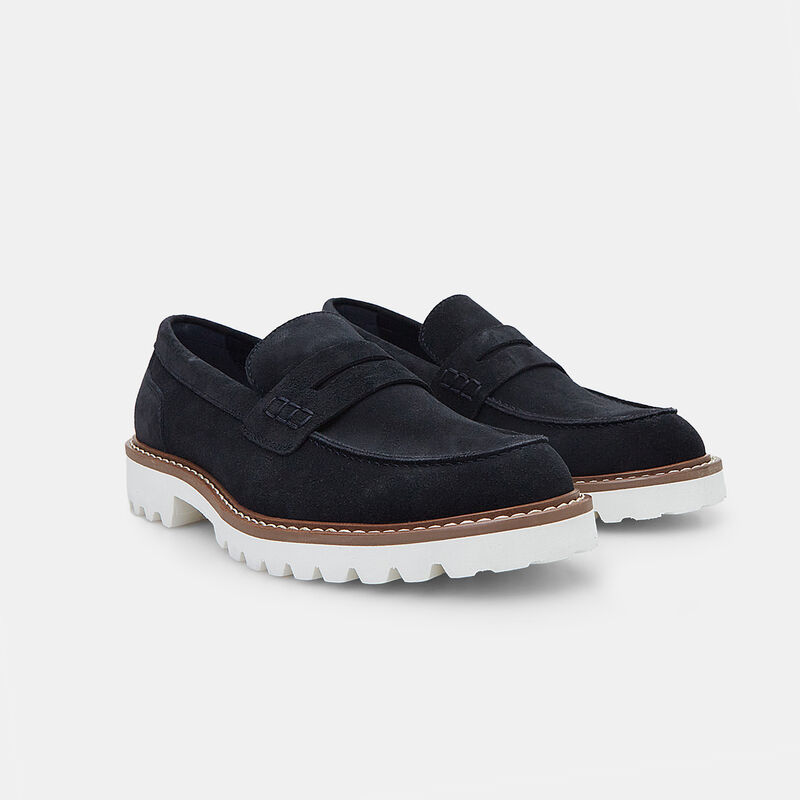 Bata Red Label herenloafers van suède