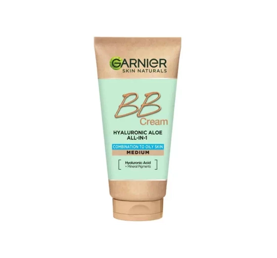 Garnier Hyaluronic Aloe All-in-1 nawilżający krem BB skóra mieszana i tłusta Medium 50 ml