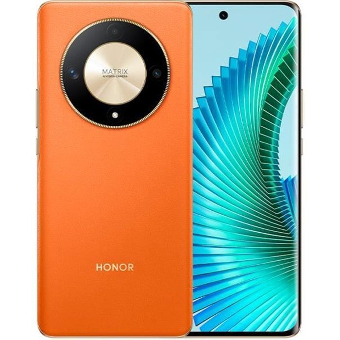 HONOR Magic6 Lite 5G 8+256GB Teléfono naranja Snapdragon 6450 Pantalla AMOLED de 6,78