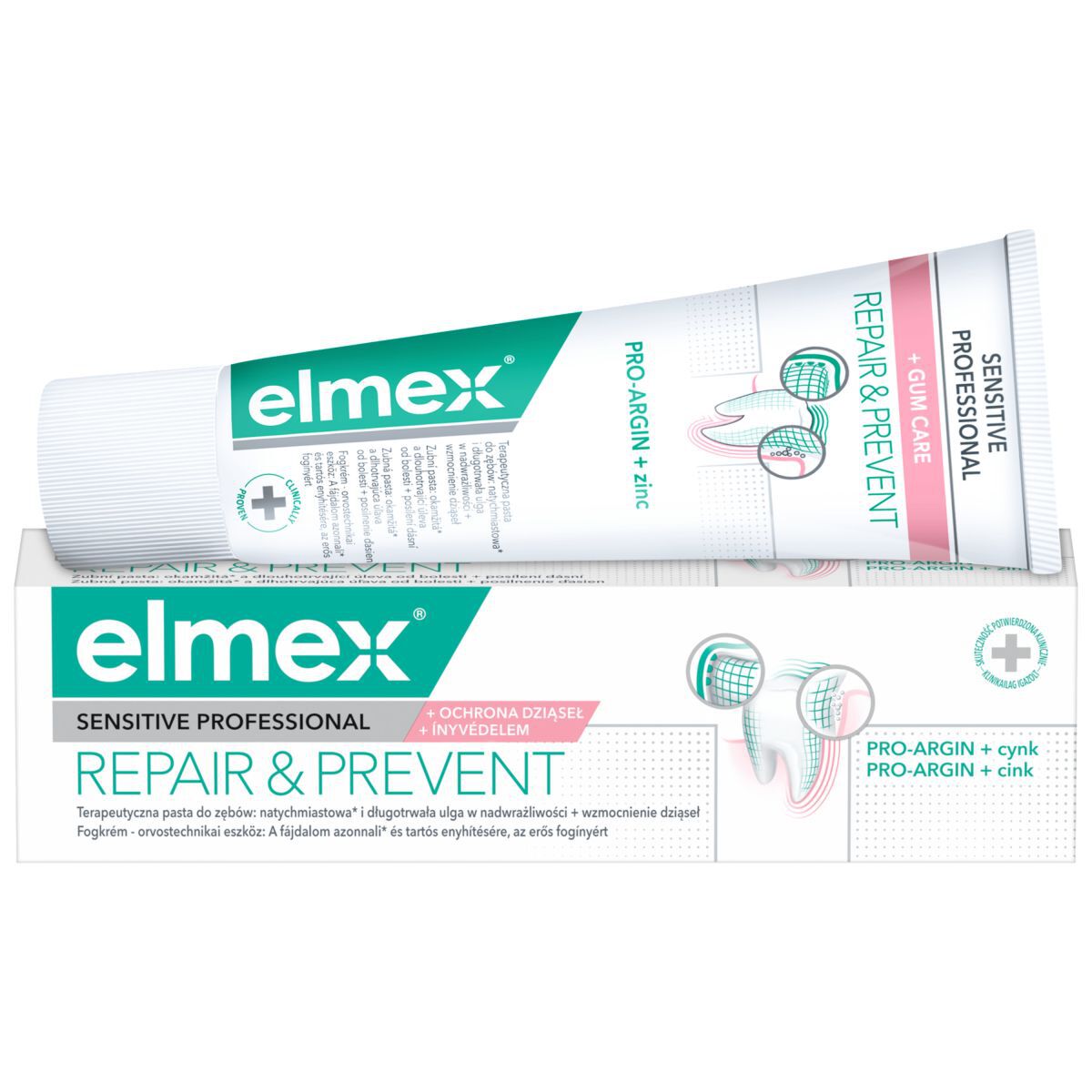 Dentifrice Elmex 75 ml Sensitive Professional Réparation Prévention