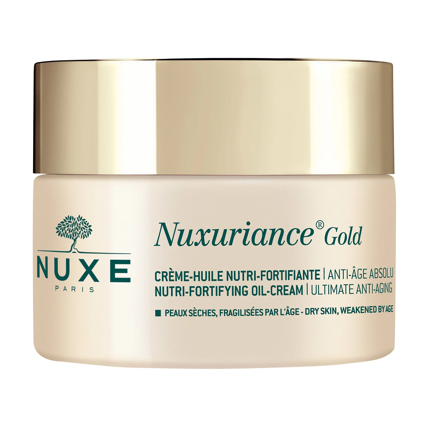Nuxuriance Gold Crema Olio nutriente fortificante - Crema viso giorno antirughe