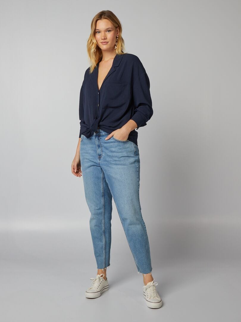 Camisa macia - AZUL
