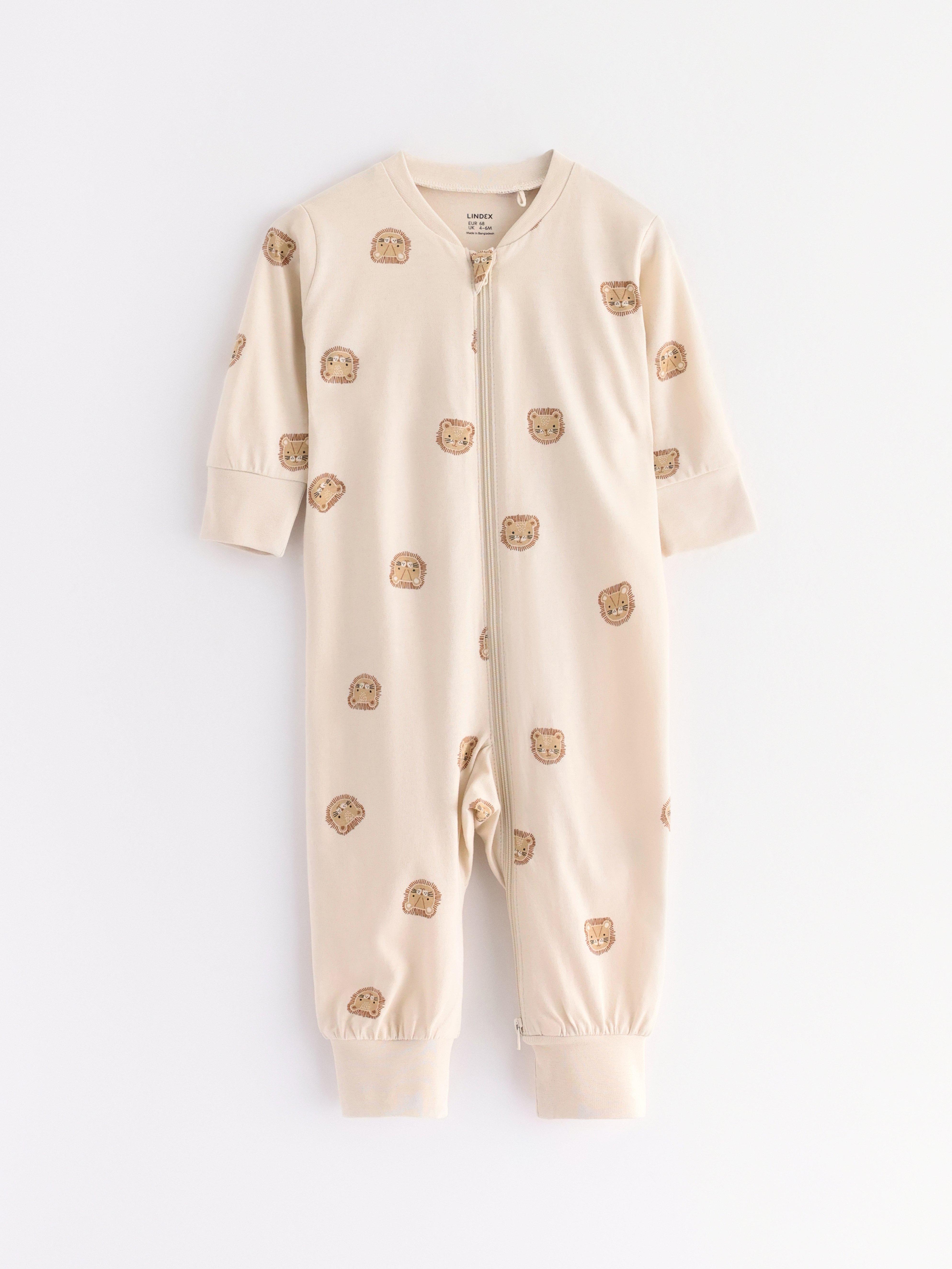 Pijama color beige claro