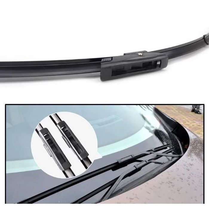 Juego de 3 limpiaparabrisas delanteros y traseros para Renault Scenic 3 - Grand Scenic 3 2009 2010 2011 2012 2013 2014 2015 2016