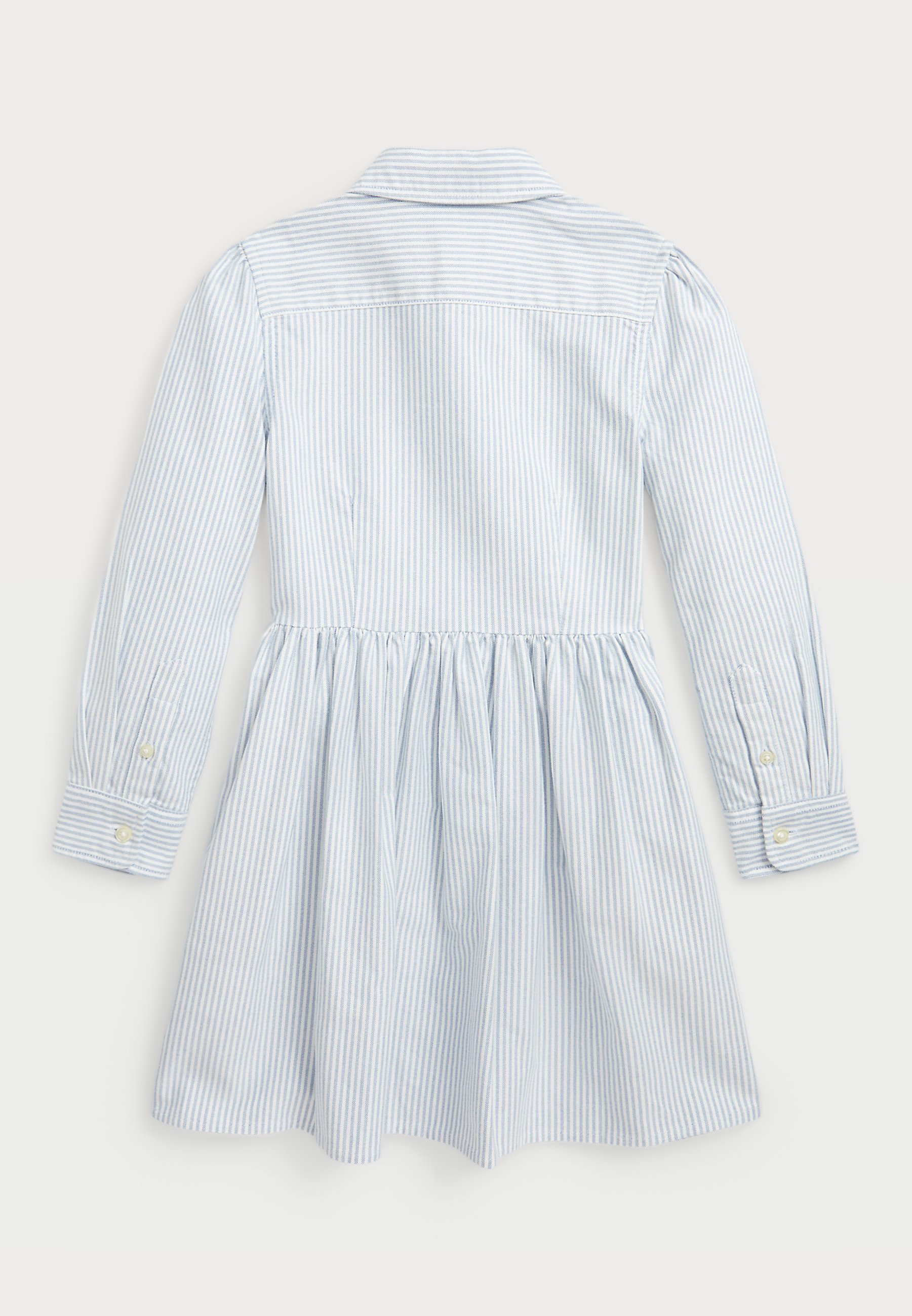 Polo Ralph Lauren STRIPED COTTON OXFORD SHIRTDRESS - Shirt dress - blue/white