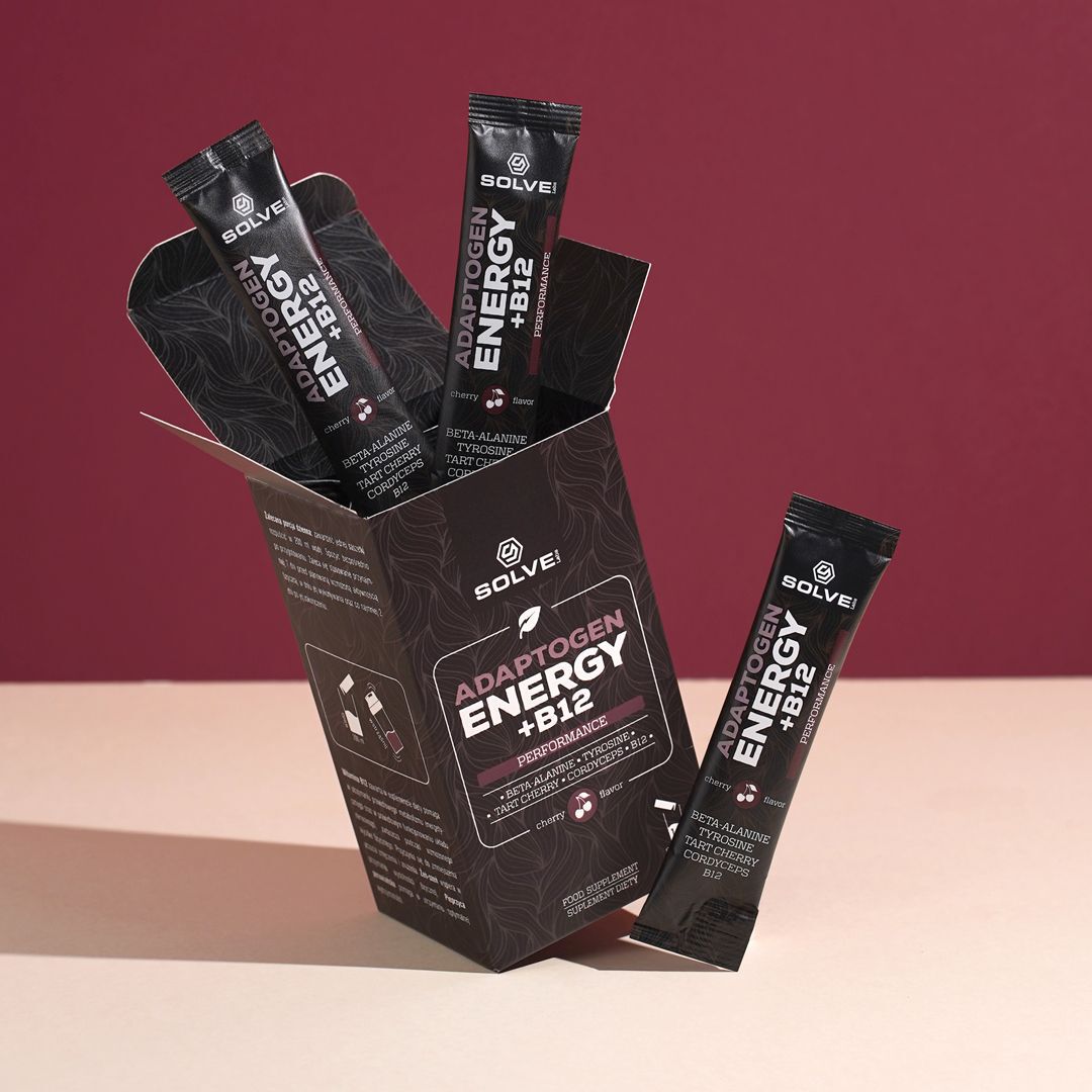 Solve Labs Energia Adattogena + B12