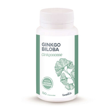 Wells Ginkgo Biloba -suorituskykyä parantava lisäravinne 50 kapselia