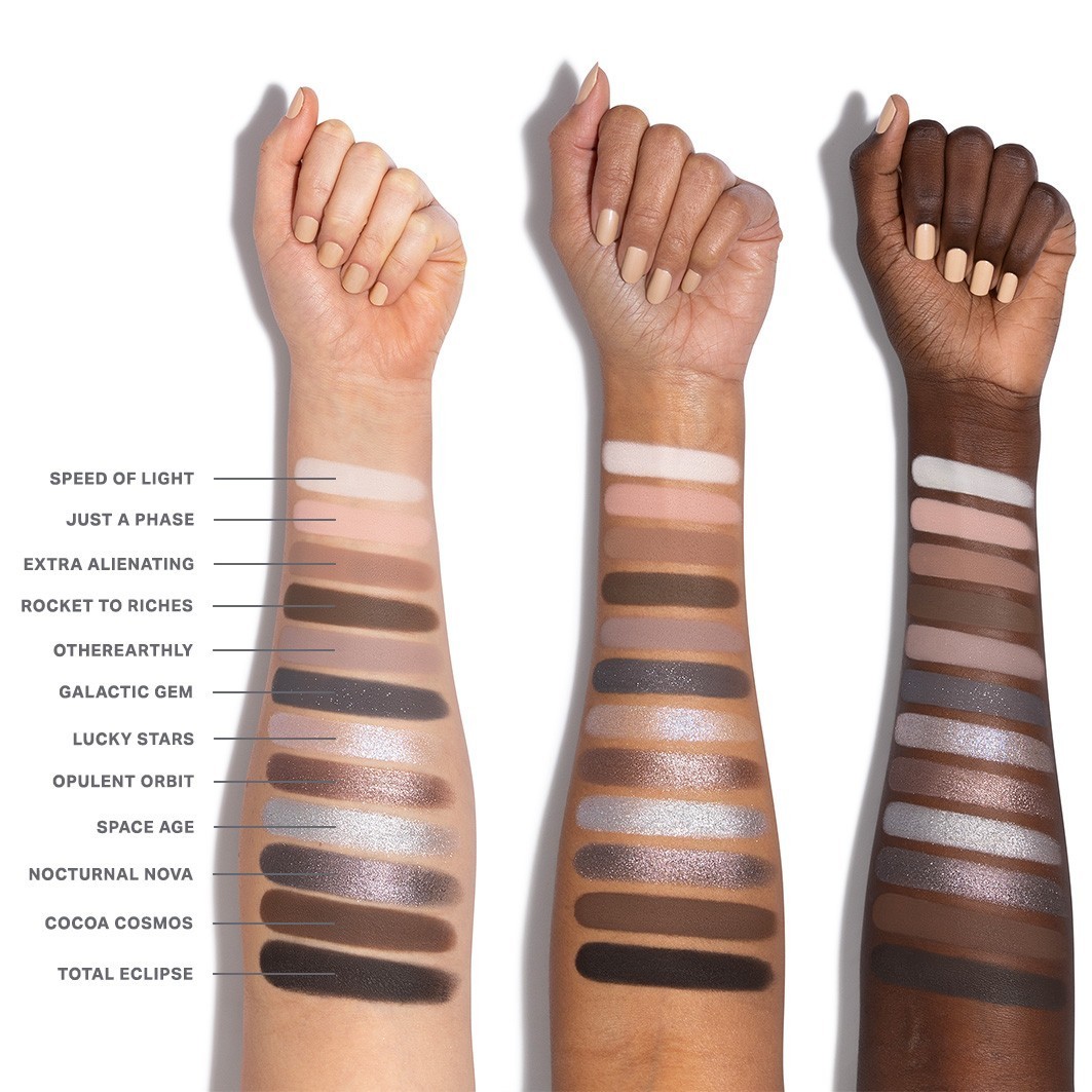 Morphe paleta sjenila za oči s efektom mjesečevog kamena (12 nijansi) - 15 g