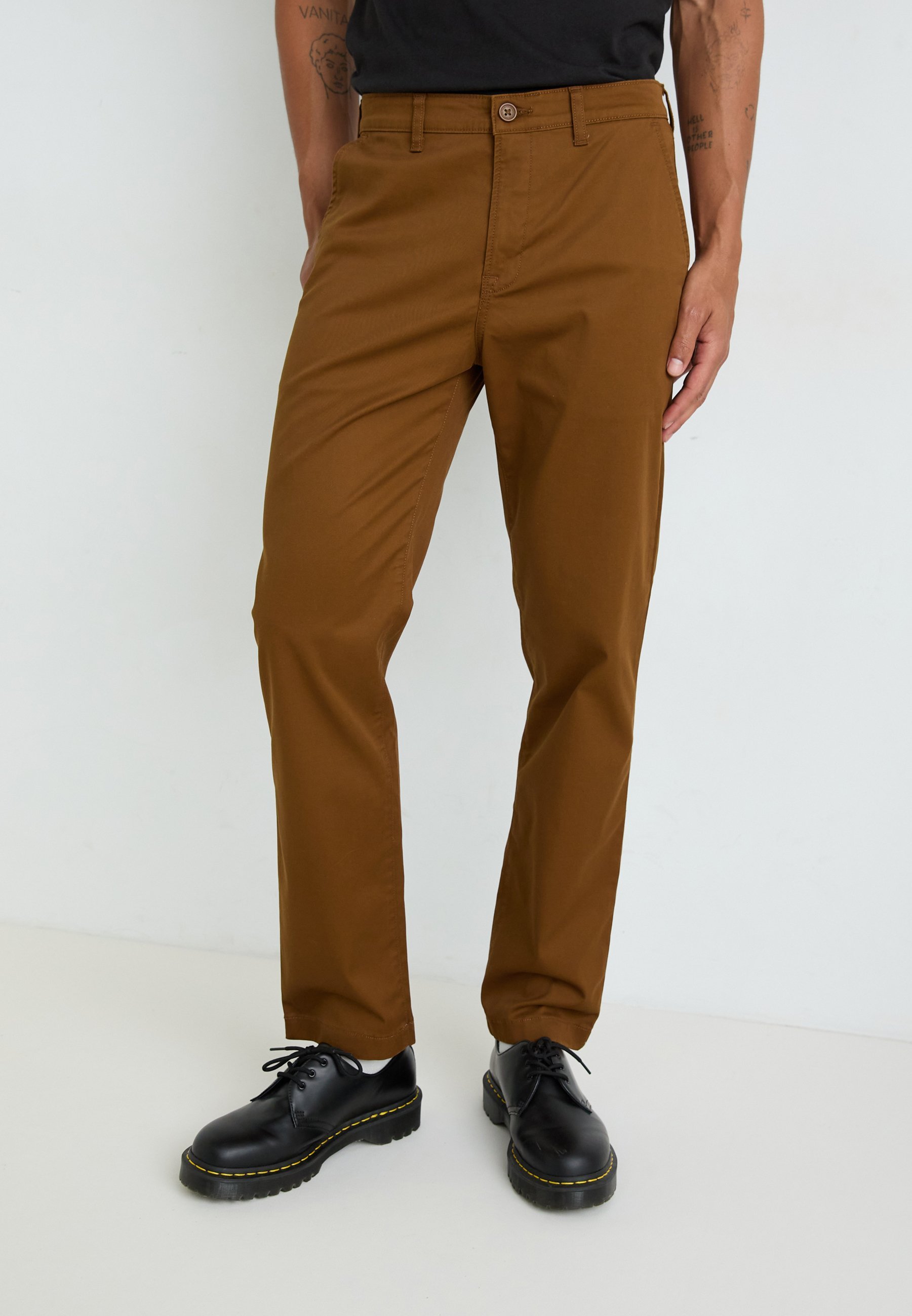 Pantalon Lee REGULAR - marron caille