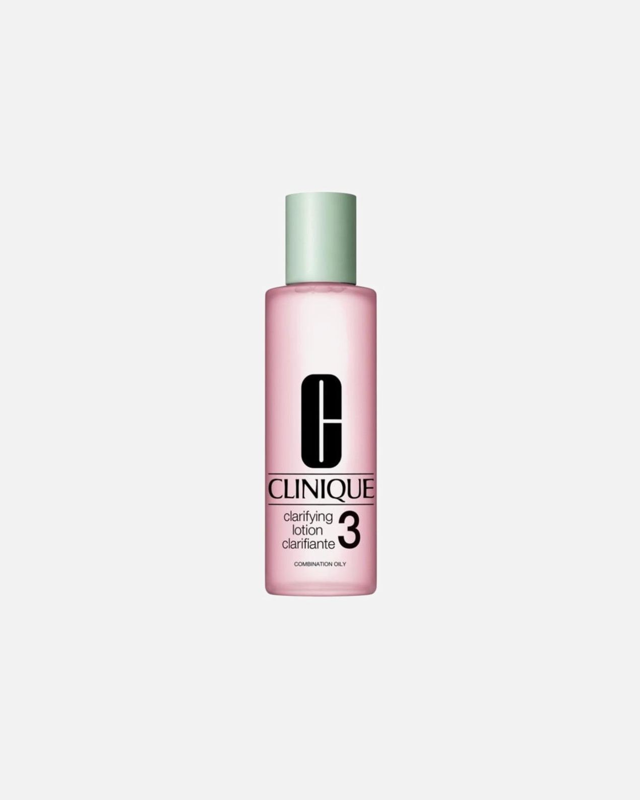 „Clinique“ veido losjonas, trijų žingsnių priežiūros sistema 3 odos tipui (riebiai / mišriai odai) – 60 ml