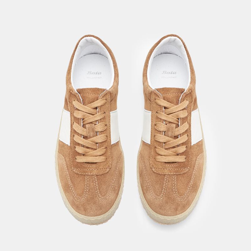 Damsneakers i mocka