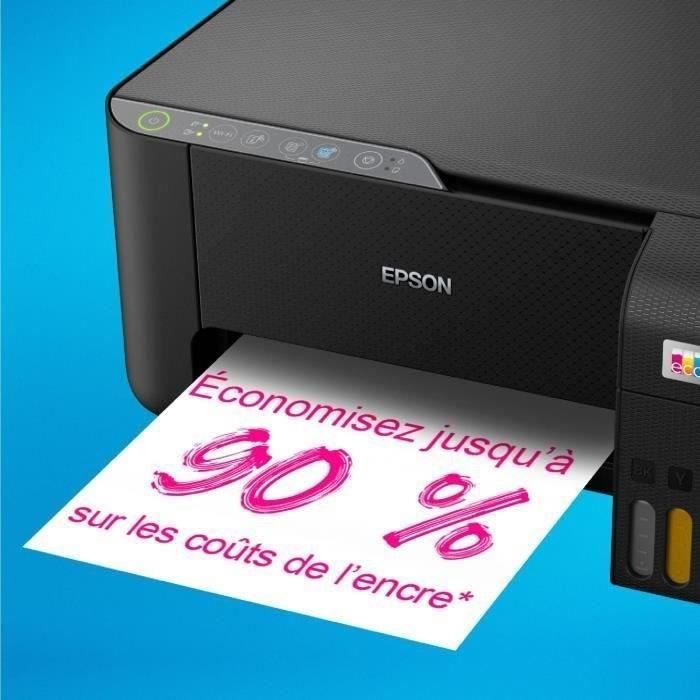 Impressora multifuncional A4 - EPSON - EcoTank ET-2860 - Wi-Fi - Equipada com tanques de tinta