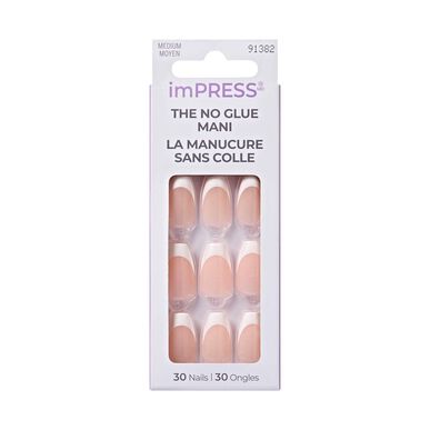 Kiss Impress Heroic The No Glue Manicures Ψεύτικα Νύχια Χωρίς Κόλλα Μεσαίο Μέγεθος 30 τεμάχια 30 τεμάχια