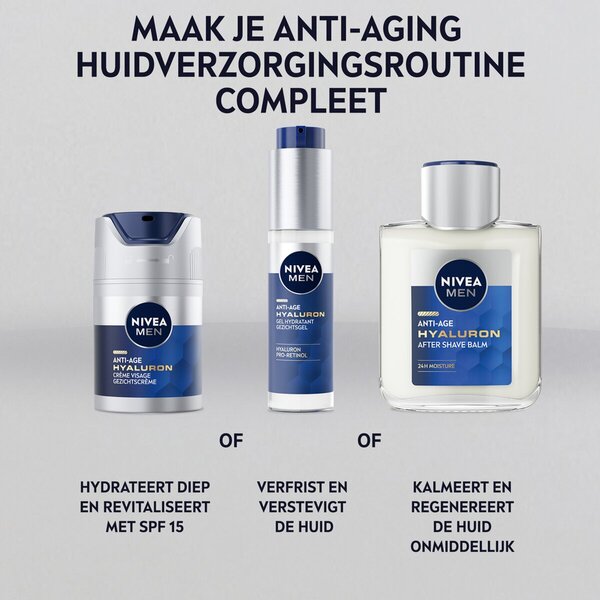 Baume après-rasage NIVEA Men Active Age à l'acide hyaluronique<br>100ml