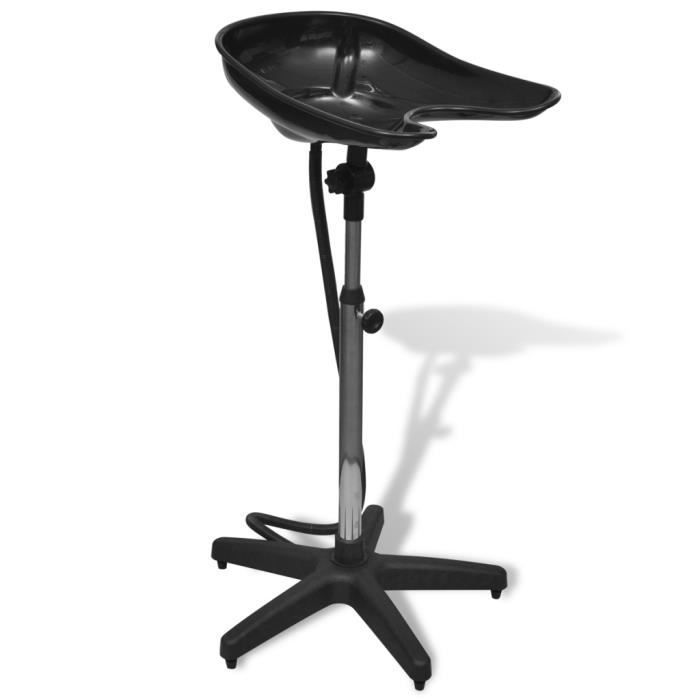 Lavabo de salón vidaXL negro