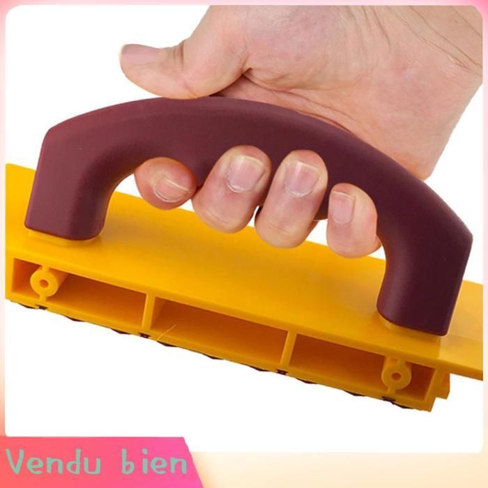 Bloque de seguridad para trabajos de carpintería, construcción en ABS, mango ergonómico para sierra de mesa, mesa de fresadora