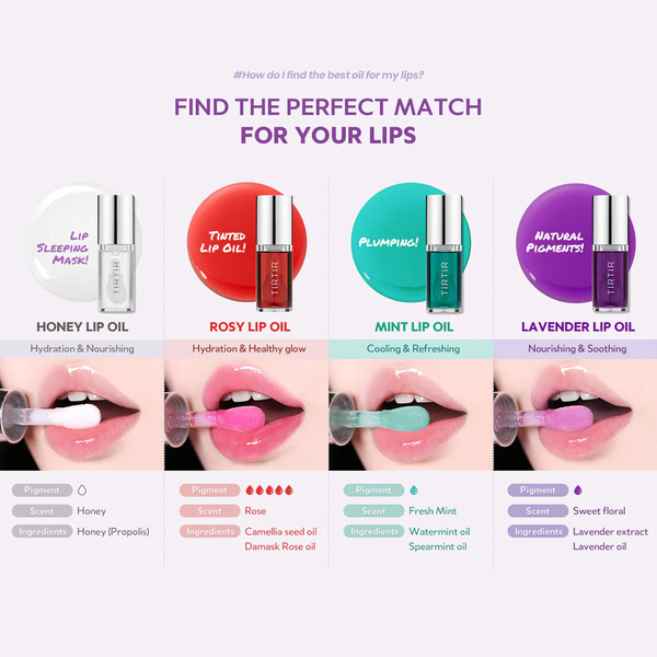 TIRTIR My Glow Lip Oil 5,7 ml - Lavanda