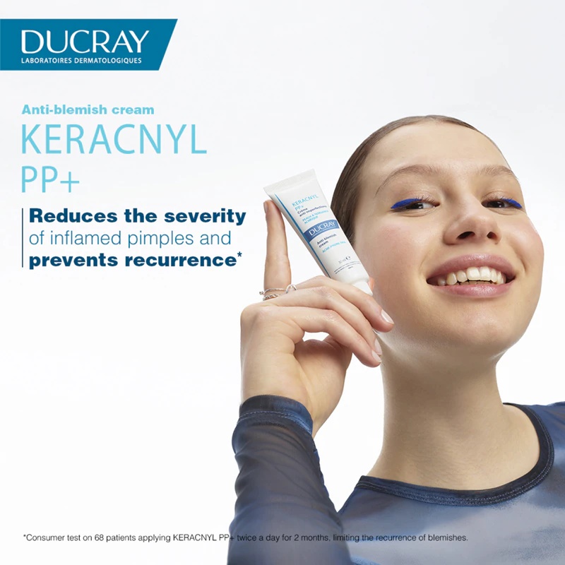 Ducray Keracnyl PP+ krema za kožo, nagnjeno k aknam