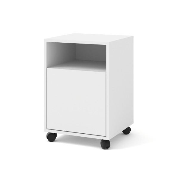 BIMOTION Kontenerek pod biurko na kółkach 41x40x59 cm biała