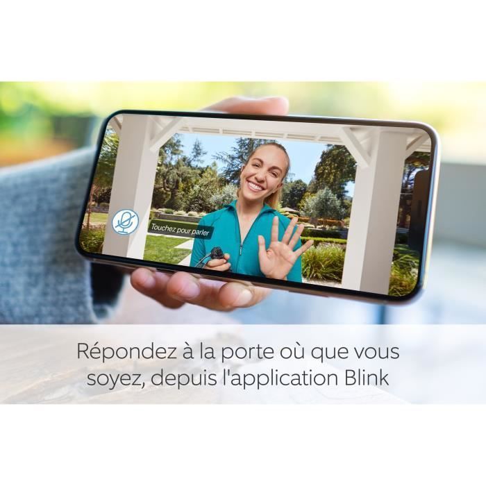 Timbre inteligente - BLINK - Timbre con vídeo - Negro