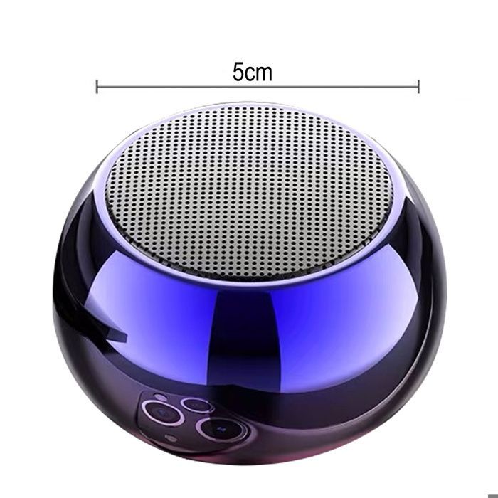 Mini altavoz Bluetooth inalámbrico portátil, altavoz inalámbrico portátil resistente al agua con subwoofer.