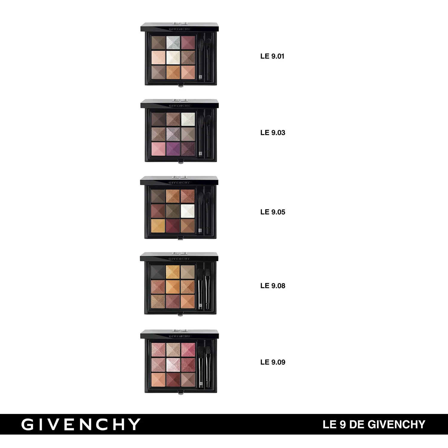 Le 9 De Givenchy - Paletă de farduri de pleoape
