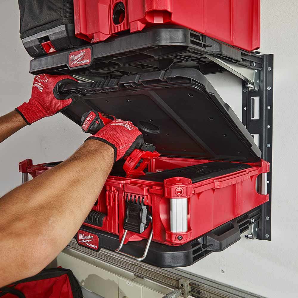 MILWAUKEE 2 darabos függőleges E-track polcsínek PACKOUT™ 48228482