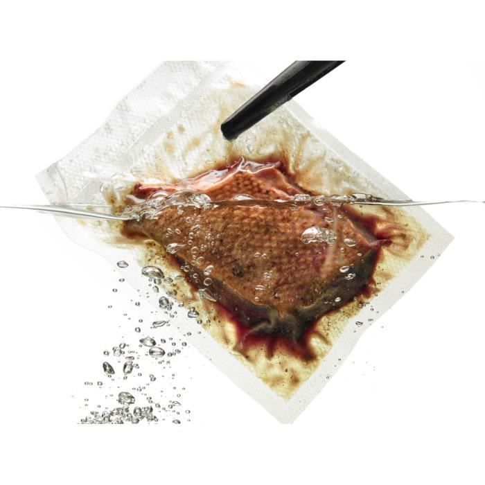 Sacs sous vide gaufrés COMBO MAISON, à usage alimentaire pour tout type d'appareil de mise sous vide