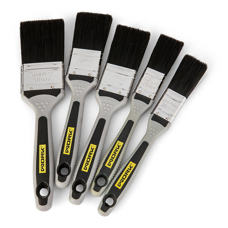Work Basic penselsett Work 5-pakning 2x2,5/2x3,8/5 cm